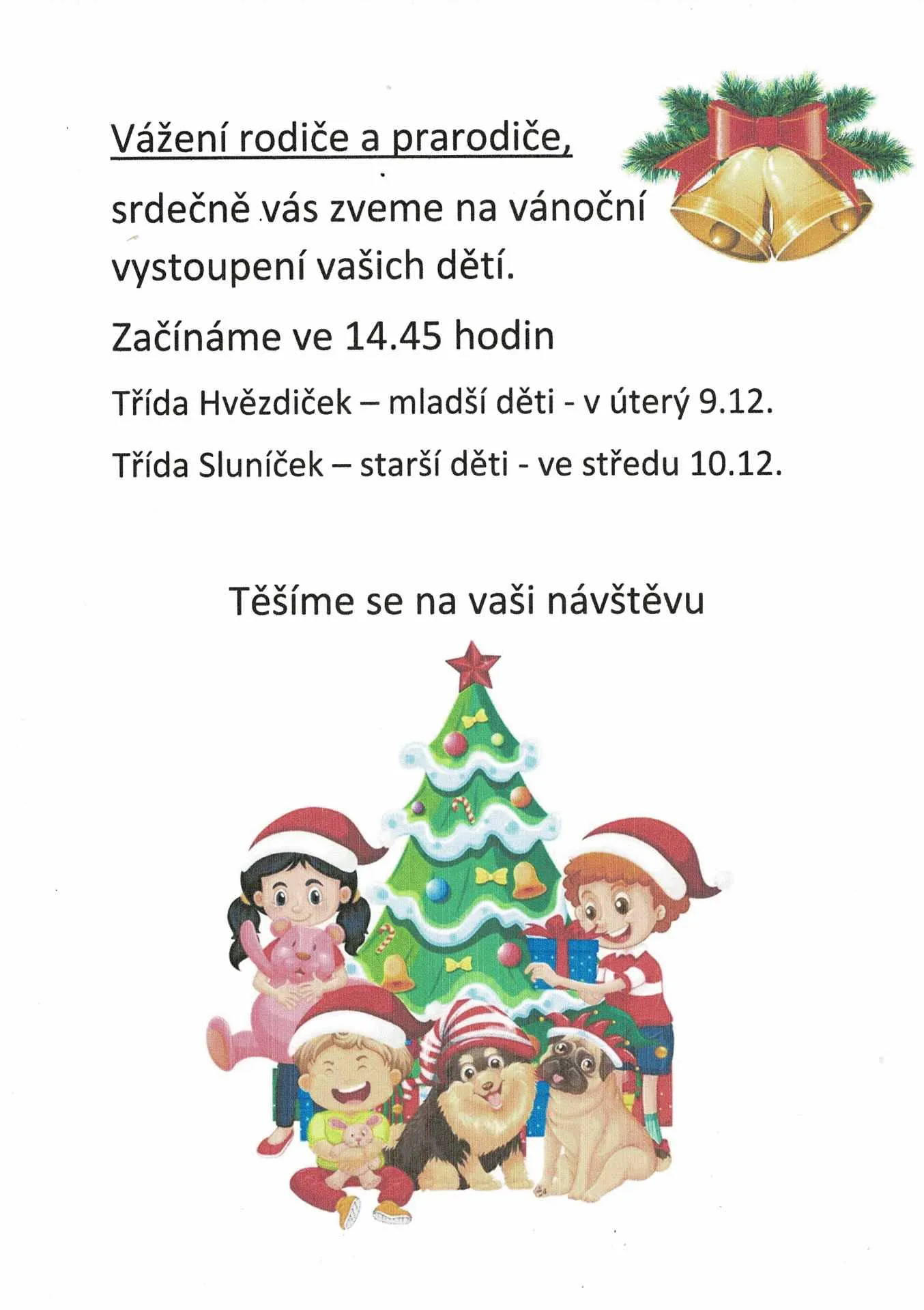 Vánoční vystoupení